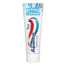 Dekamarkt Aquafresh Tandpasta white & shine aanbieding