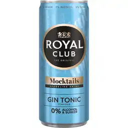 Dekamarkt Royal Club Gin tonic 0% aanbieding