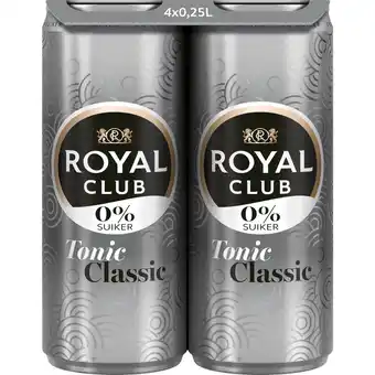 Dekamarkt Royal Club Tonic 0% 4x25 cl aanbieding