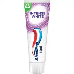 Dekamarkt Aquafresh Tandpasta intense white aanbieding