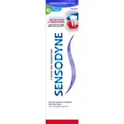 Dekamarkt Sensodyne Tandpasta gevoeligh.& tandvl. whitening aanbieding