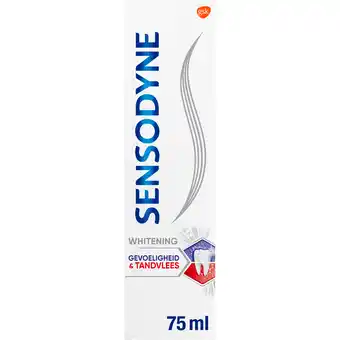 Dekamarkt Sensodyne Tandpasta gevoeligh.& tandvl. whitening aanbieding