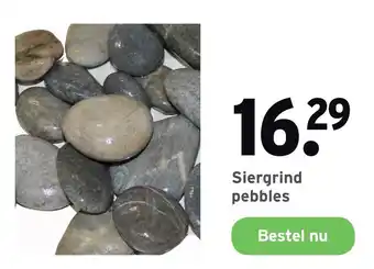 GAMMA Siergrind pebbles aanbieding