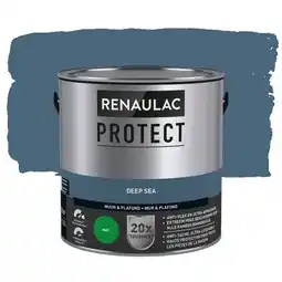 Praxis Renaulac Protect Muurverf - Mat - Deep Sea - 2,5L aanbieding