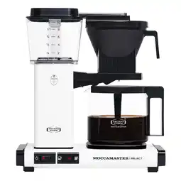 Bol.com Moccamaster - KBG Select - Koffiezetapparaat - Matt White - 5 jaar garantie aanbieding