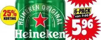 Dirk Heineken pils of 0.0 aanbieding