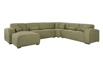 Woonsquare Firenze hoekbank groen aanbieding