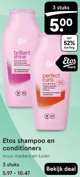 Etos Etos shampoo en conditioners aanbieding