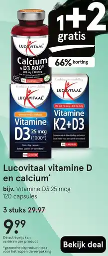 Etos Lucovitaal vitamine D en calcium aanbieding
