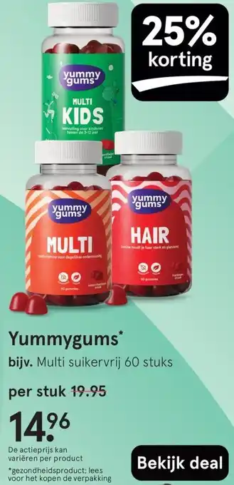 Etos Yummygums aanbieding