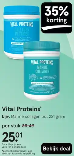 Etos Vital Proteins aanbieding