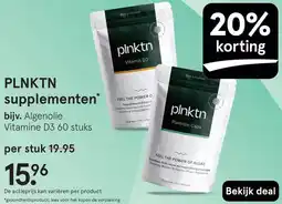 Etos PLNKTN supplementen aanbieding
