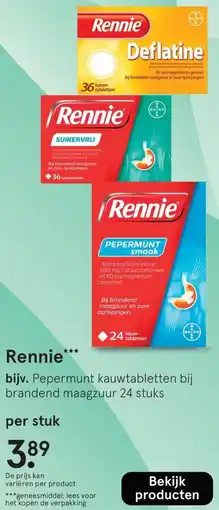 Etos Rennie aanbieding