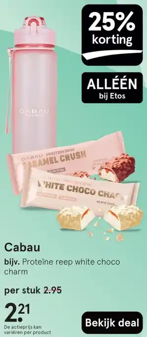 Etos Cabau aanbieding