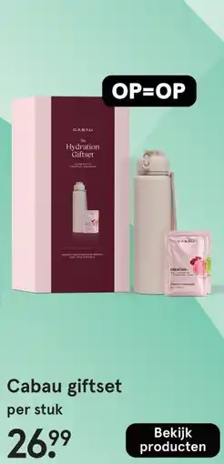 Etos Cabau giftset aanbieding