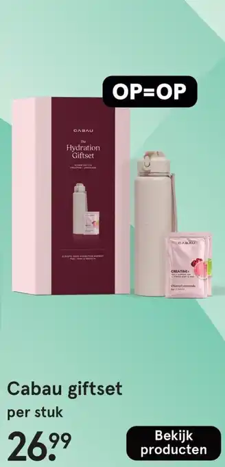 Etos Cabau giftset aanbieding