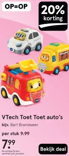 Etos VTech Toet Toet auto's aanbieding