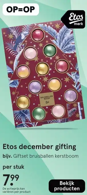 Etos Etos december gifting aanbieding