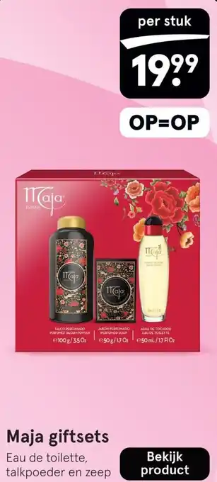 Etos Maja giftsets aanbieding