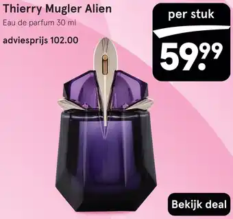 Etos Thierry Mugler Alien aanbieding