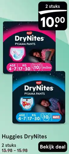 Etos Huggies DryNites aanbieding