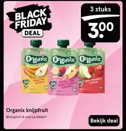 Etos Organix knijpfruit aanbieding