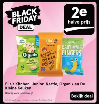 Etos Ella's Kitchen, Junior, Nestle, Organix en De Kleine Keuken aanbieding