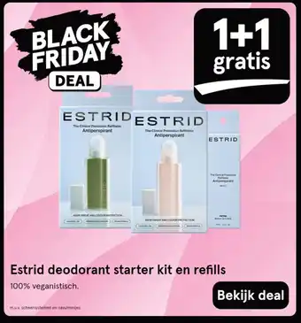 Etos Estrid deodorant starter kit en refills aanbieding