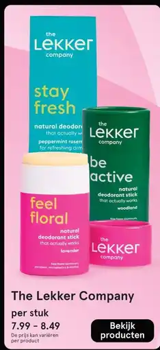 Etos The Lekker Company aanbieding