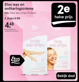 Etos Etos wax en ontharingscrème aanbieding