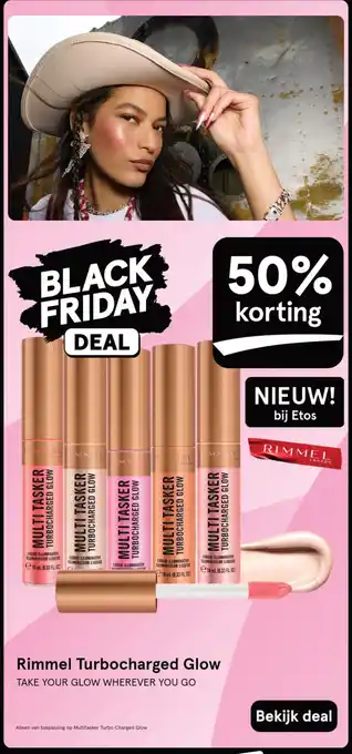 Etos Rimmel Turbocharged Glow aanbieding