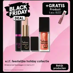 Etos e.l.f. feestelijke holiday collectie aanbieding