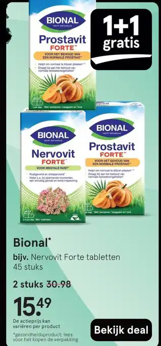 Etos Bional aanbieding