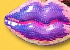 Xenos Glitterdeco Lippen aanbieding