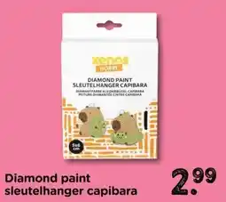 Xenos Diamond paint sleutelhanger capibara aanbieding