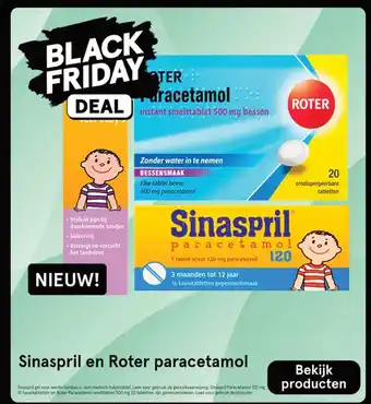 Etos Sinaspril en Roter paracetamol aanbieding