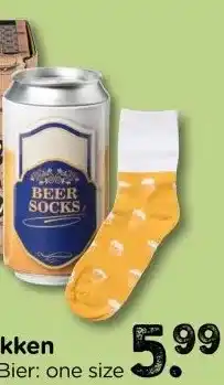 Xenos Giftset met funsokken Bier aanbieding