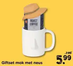 Xenos Giftset mok met neus aanbieding