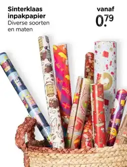 Xenos Sinterklaas inpakpapier aanbieding