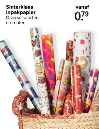 Xenos Sinterklaas inpakpapier aanbieding