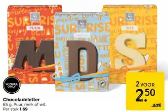 Xenos Chocoladeletter aanbieding