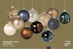Xenos Kerstballen Calm Chocolate aanbieding