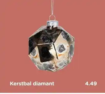 Xenos Kerstbal diamant aanbieding