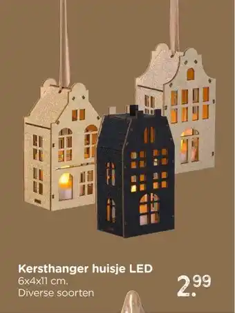 Xenos Kersthanger huisje LED aanbieding