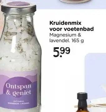 Xenos Kruidenmix voor voetenbad magnesium & lavendel - 165 gram aanbieding
