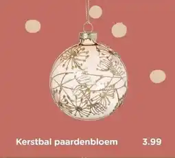 Xenos Kerstbal paardenbloem aanbieding