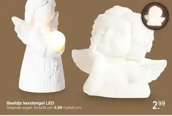 Xenos Beeldje kerstengel LED aanbieding