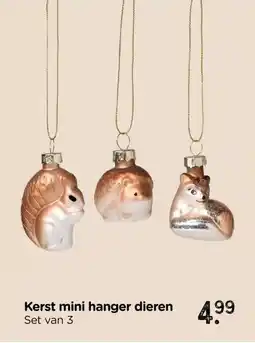 Xenos Kerst mini hanger dieren aanbieding