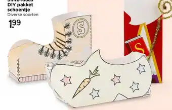 Xenos DIY schoentje Sinterklaas - 4 verschillende designs aanbieding