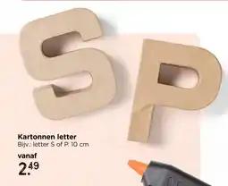 Xenos Kartonnen letter aanbieding